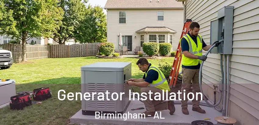  Generator Installation Birmingham - AL